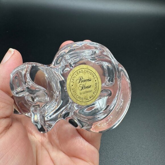 PRINCESS HOUSE Lead Crystal Vintage Cat Kitten Figurine - Picture 5 of 8